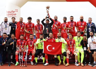 Türkiye Ampute Futbol Takımımız 2024 Avrupa Şampiyonu, Alkışlıyoruz
