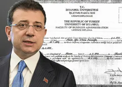 Ekrem İmamoğlunun Diploması