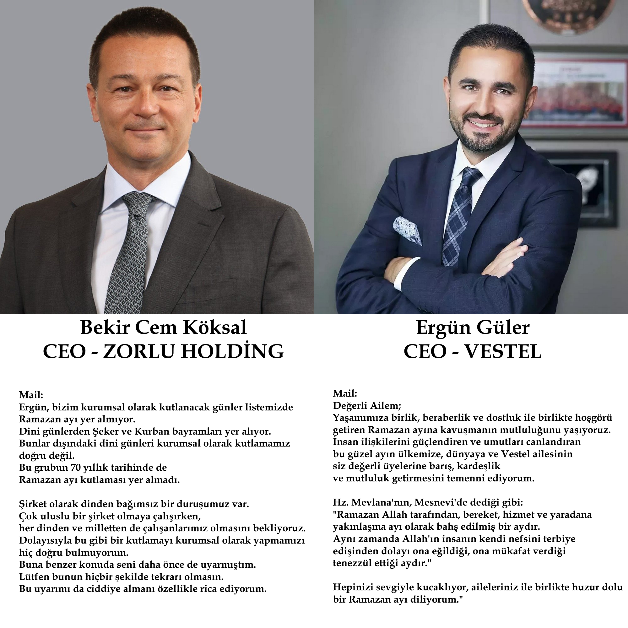 Bekir Cem Köksal vs Ergün Güler