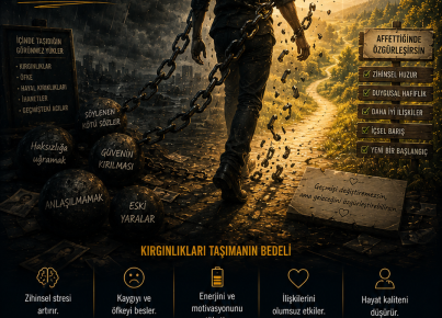 Affetmek, başkası için değil; kendin için özgürleşmektir.