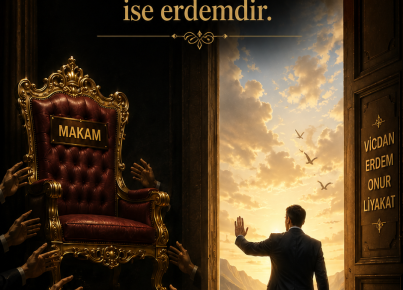 Hak etmediği makamı kabul etmek kolaydır. onu reddedebilecek vicdana sahip olmak ise erdemdir.