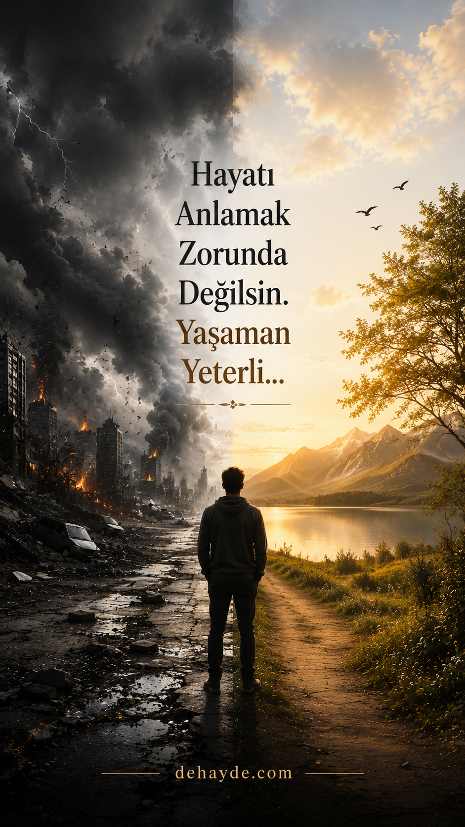 Hayatı Anlamak Zorunda Değilsin. Yaşaman Yeterli…