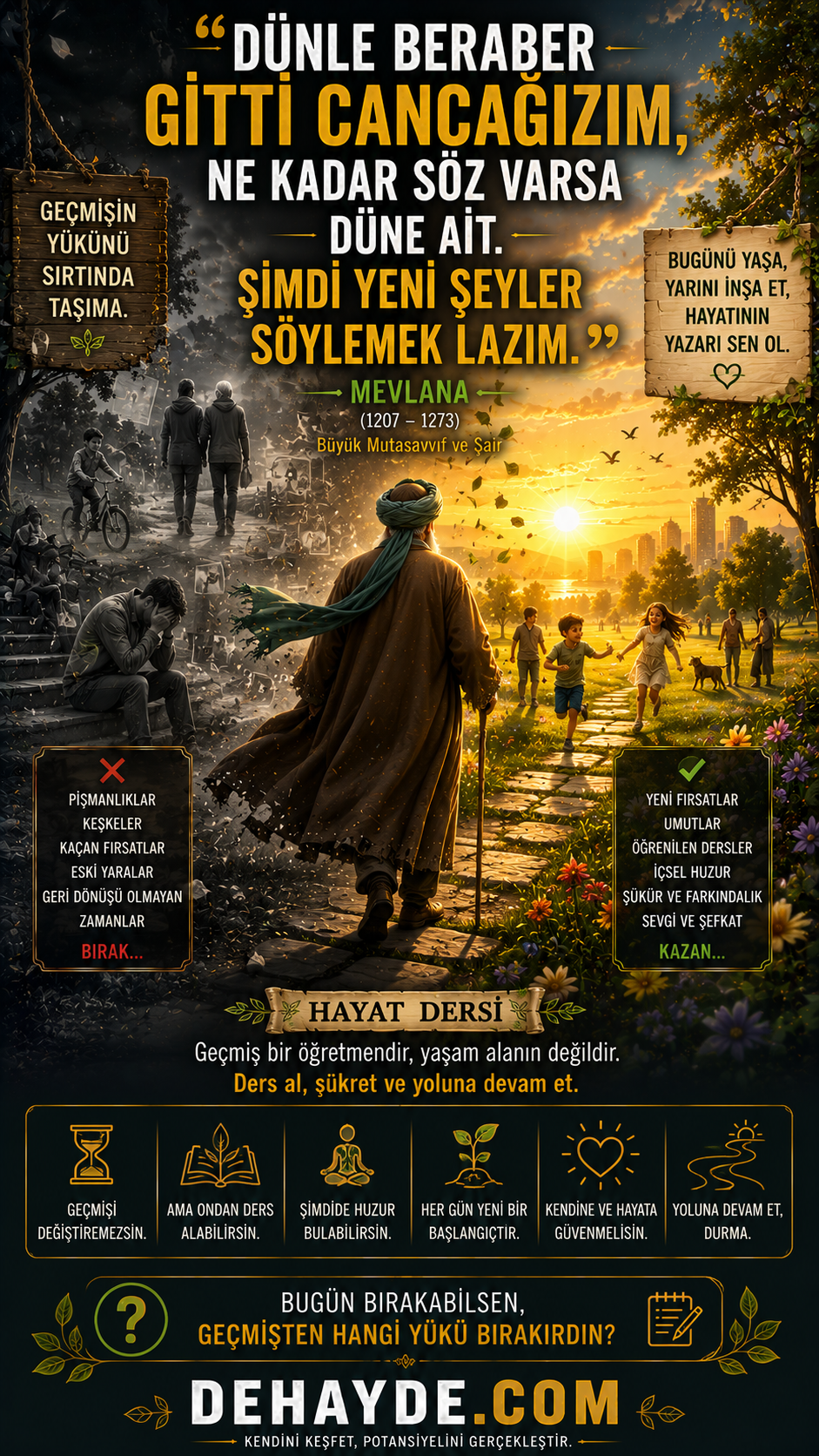 Geçmişi Değiştiremezsin Ama Hayatını Değiştirebilirsin